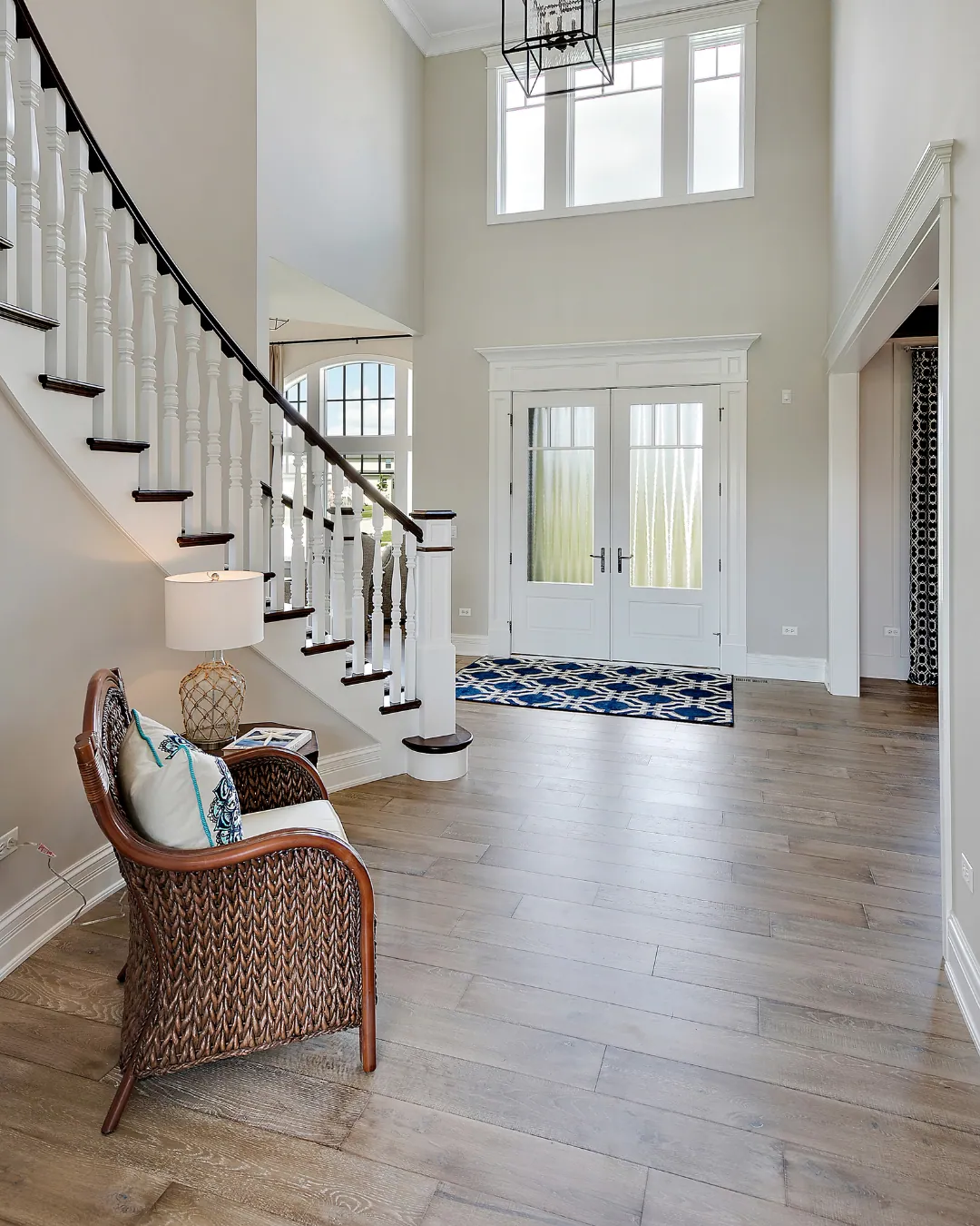 Premium LVP installed across an open floor plan