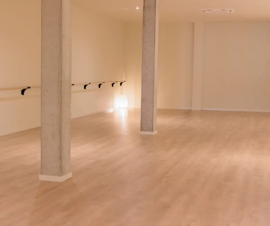 Commercial flooring installed in an Indianapolis business space