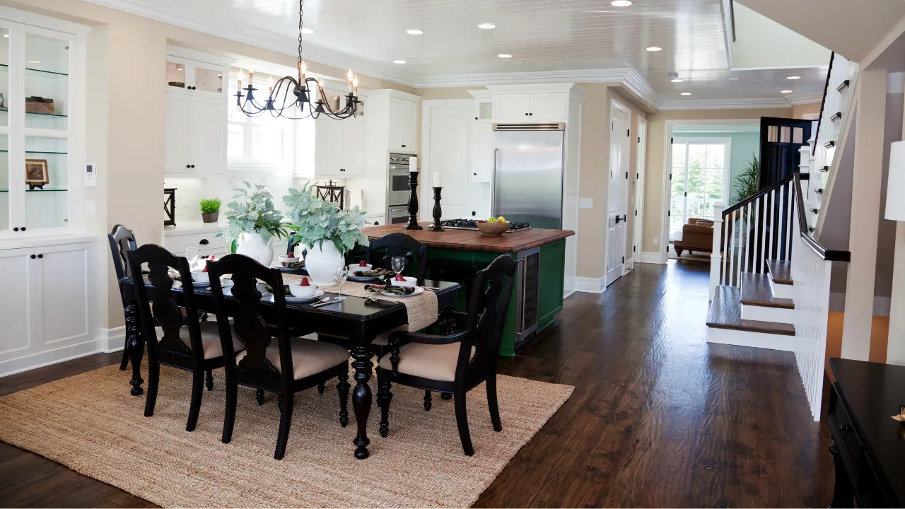 Waterproof laminate in a high-traffic kitchen
